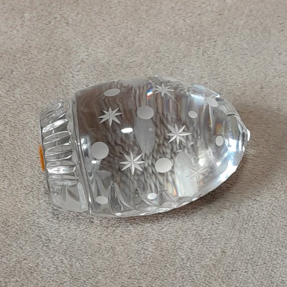 Sullivans Crystal Egg Paperweight New Life Collection Poland 2 Cor 5:17 With Box - Picture 4 of 12